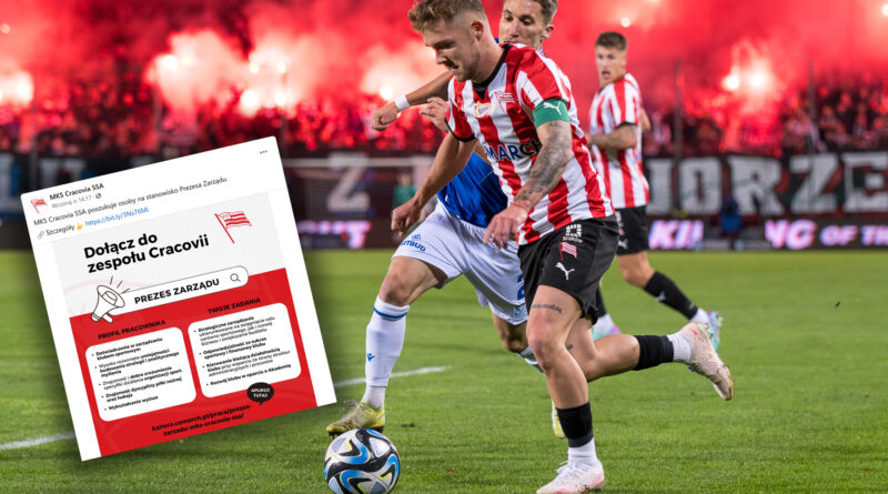 Kapitan Cracovii Michał Rakoczy